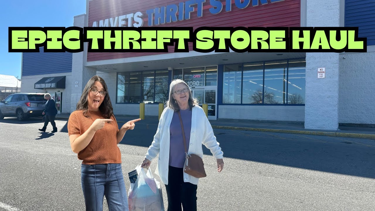 We Scored Big At This Thrift Store Thrift Store Haul Ebay Reseller