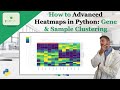 How to make Advanced Heatmaps in Python: Gene & Sample Clustering #python #heatmap #clustering