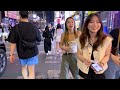 4k 늦은 밤에 서울 강남 거리에는 미녀들이 많습니다 😎😎😎 gangnam seoul korea 4k just walk