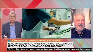 Ν. Καπραβέλος: Χωρίς πρωτόκολλα το 7ο κύμα δύσκολα θα ξεπεραστεί  | 02/09/2022 | ΕΡΤ