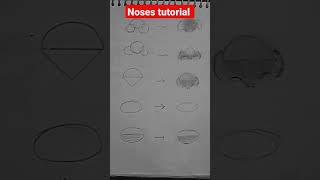 different way to draw nose #shorts #viral #tutorial