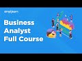 🔥Business Analyst Full Course | Business Analyst Full Course For Beginners | 2024 | Simplilearn