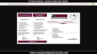 Online Voter Registration in Canada