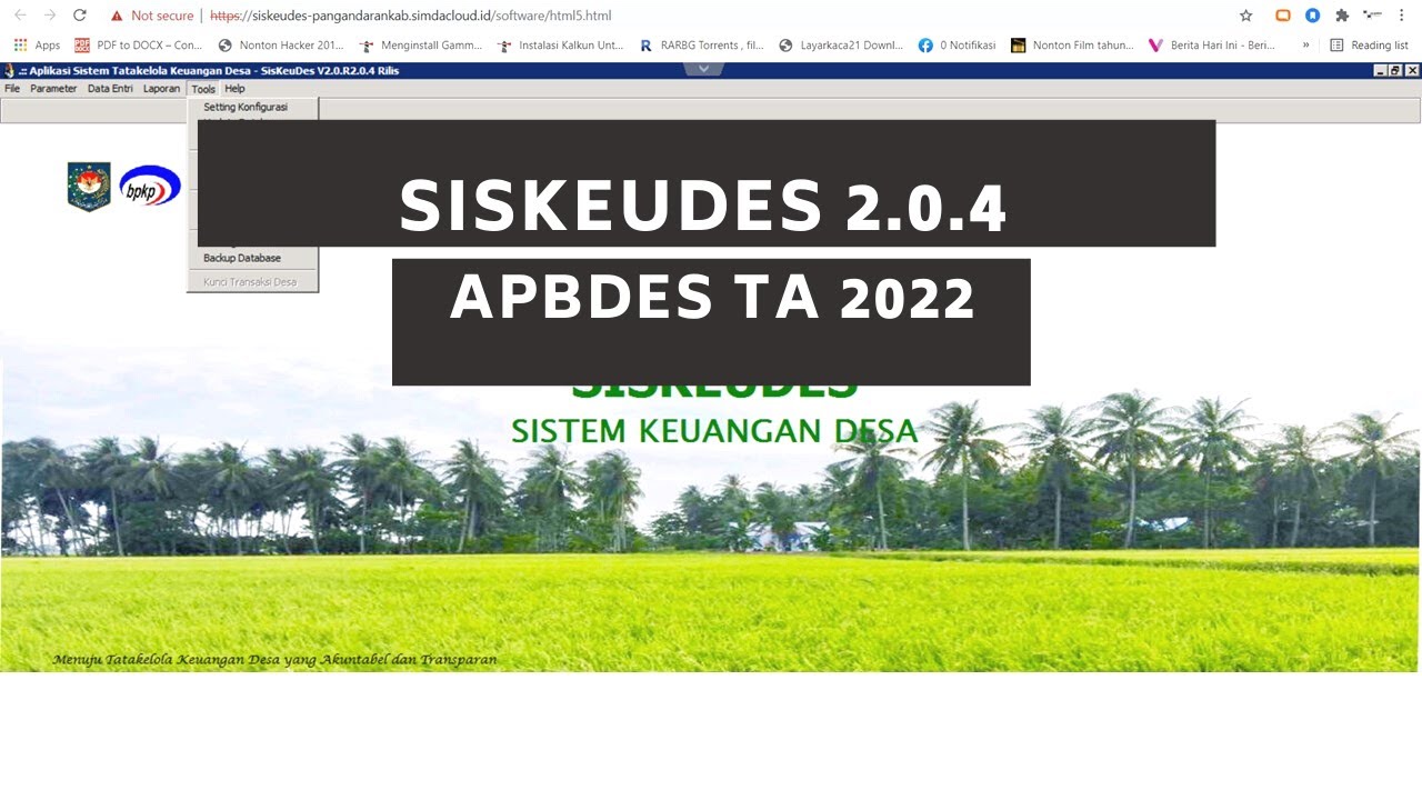 Siskeudes 2 0 4 | Siskeudes APBDes Tahun Anggaran 2022 #Shorts - YouTube