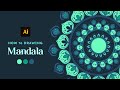 How to Drawing Mandala | Illustrator Tutorial