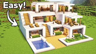 Minecraft: Ultimate Modern House Tutorial🏠