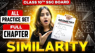 SIMILARITY FULL CHAPTER🔥 || ALL PRACTICE SET || GEOMETRY🚀 || MAHARAHSTRA BOARD || @GalaxyofMaths