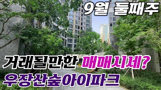 9월2주차) 우장산숲아이파크 매매 가격은?