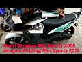 Memasang Striping Mio Sporty 2012 di Mio Soprty 2008