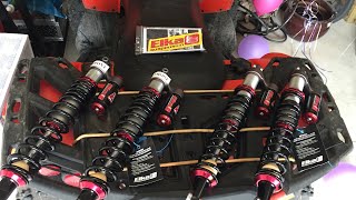 Testing the stage 3 elka shocks on Can am renegade 850