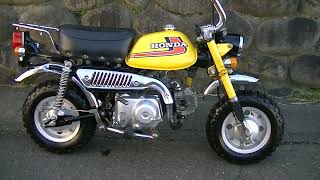 HONDA　Monkey　Z50J　4Lエンジン始動動画