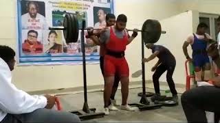 Avinash Dubey 93kg weight class 517.5kg total in u.p state classic powerlifting