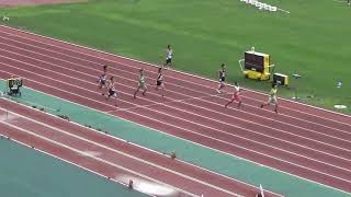 R01.7.27 千葉県中学総体 男子共通 200ｍ 予選7組