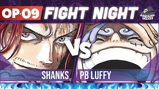 Shanks vs PB Luffy: One Piece Card Game : OP09 Match