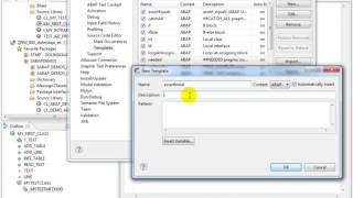 ABAP in Eclipse Tutorials - Using predefined source code templates