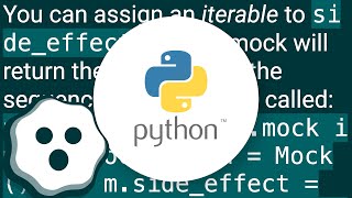 Python mock multiple return values