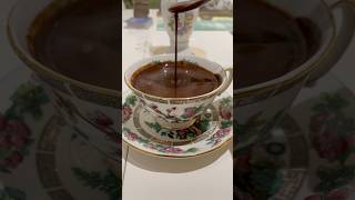 Most Decadent hot chocolate ever! #shorts #viral #italian #hotchocolaterecipe #recipe #foodie