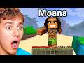 BECKBROS React to DISNEY MOVIES Portrayed by MINECRAFT