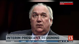 MSU President Resigning