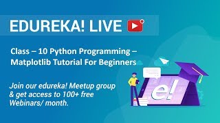 Class - 10 Python Programming | Matplotlib Tutorial For Beginners | Edureka