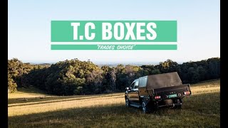 T.C BOXES 1200mm Canopy Build, Work and Play Setup