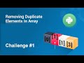 How to remove duplicate elements from an array in Python ? | Python coding for beginners