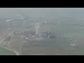 landing in tbilisi georgia long approach past marneuli u0026 rustavi into tbs