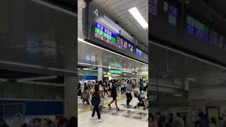 常磐線柏駅改札口の風景　#shorts