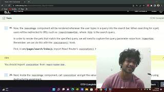 step 19 of 29 import React Router’s useLocation hook Adopt a pet! Codecademy Javascript