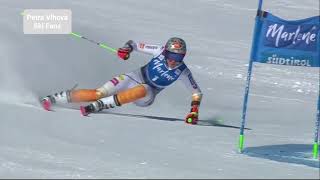 Petra Vlhová Kronplatz Obrovský slalom 1.kolo 1.miesto 25.1.2022 Full HD