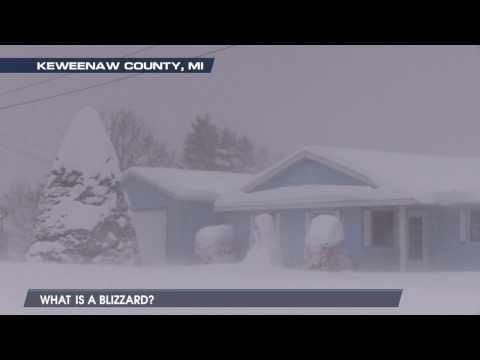 What time of year are blizzards most likely to occur?