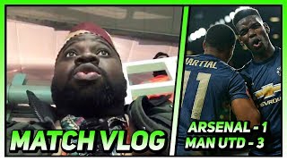 ALEXIS SANCHEZ SCORES... | Arsenal 1-3 Man Utd Vlog | KelechiTube