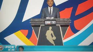 The Thunder draft Aaron Wiggins at #55 2021 NBA Draft