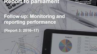 Follow-up: Monitoring and reporting performance (Report 3: 2016–17)