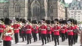 CHANGING OF THE GUARDS IN OTTAWA ONTARIO JULY 18th 2011