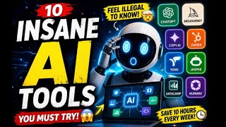 10 AI Tools That Feel Illegal to Know 🤯 (Save 10 Hours Every Week)