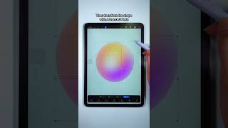 How To Create Abstract Gradients in Procreate 🤩 #procreatehack #procreate #shorts #arttutorial