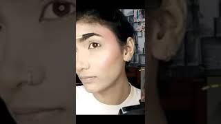 Eye brows fill-in 10 sec || hack for eyebrows fill-in #hacks #eyebrows #eyebrowstutorial #shorts