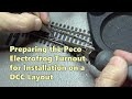 Preparing the Peco Electrofrog Turnout for Installation