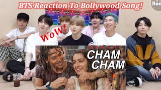 BTS reaction to bollywood song_Cham Cham song_||BTS reaction to Indian songs_BTS 2020||
