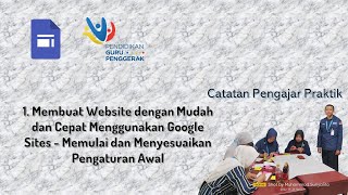 1. Membuat Portofolio Digital Guru Penggerak dengan Mudah - Memulai dan Menyesuaikan Setting Awal.