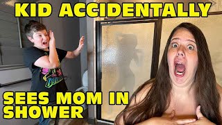 🤬Kid Temper Tantrum🤬 Accidentally Walks In While Mom Was Sh0wering! [Original]