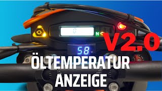 Öltemperatur Anzeige V2.0 KTM SMC R SMCR 690 2021 2022 2019 2020 Husqvarna 701 Gasgas 700