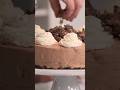 No Bake Reese's Peanut Butter Cup Cheesecake Recipe #shorts