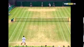 David Nalbandian vs Nicolás Lapentti QF Wimbledon 2002 (Match point)