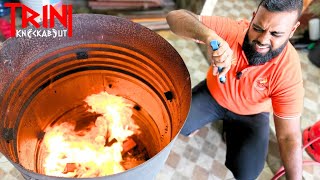 My new FAVORITE way to cook ! | Pizza in a Barrel Smoker !