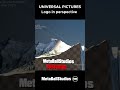 UNIVERSAL PICTURES: Logo in perspective!🤯