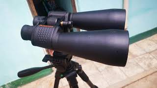 Colocar Binoculares a Trípode con adaptador  Celestron skymaster 15x70