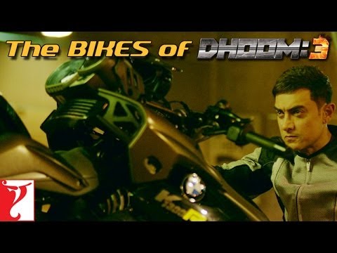 Which bike is used in Dhoom 3?