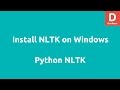 Install Python NLTK on Windows